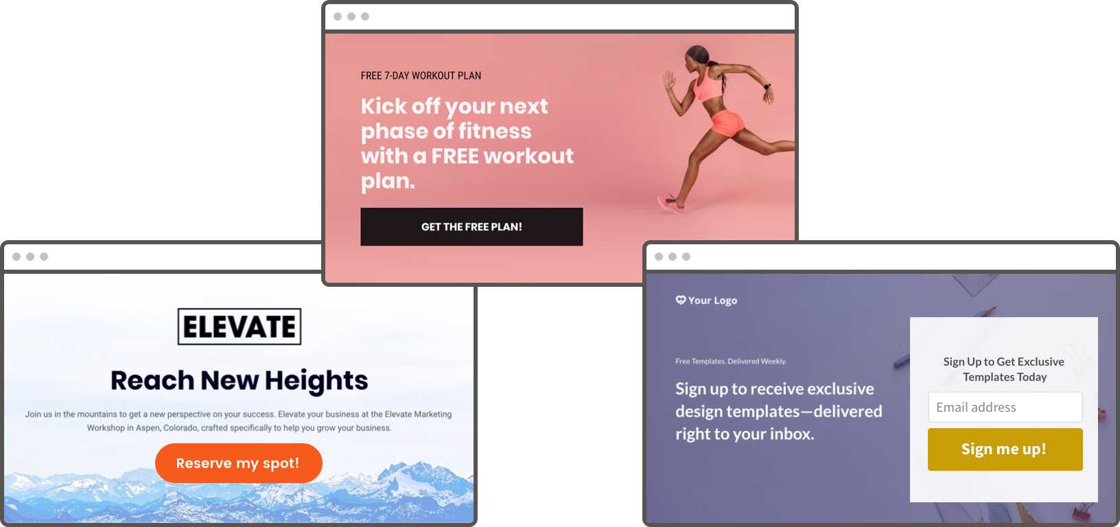 landing page examples