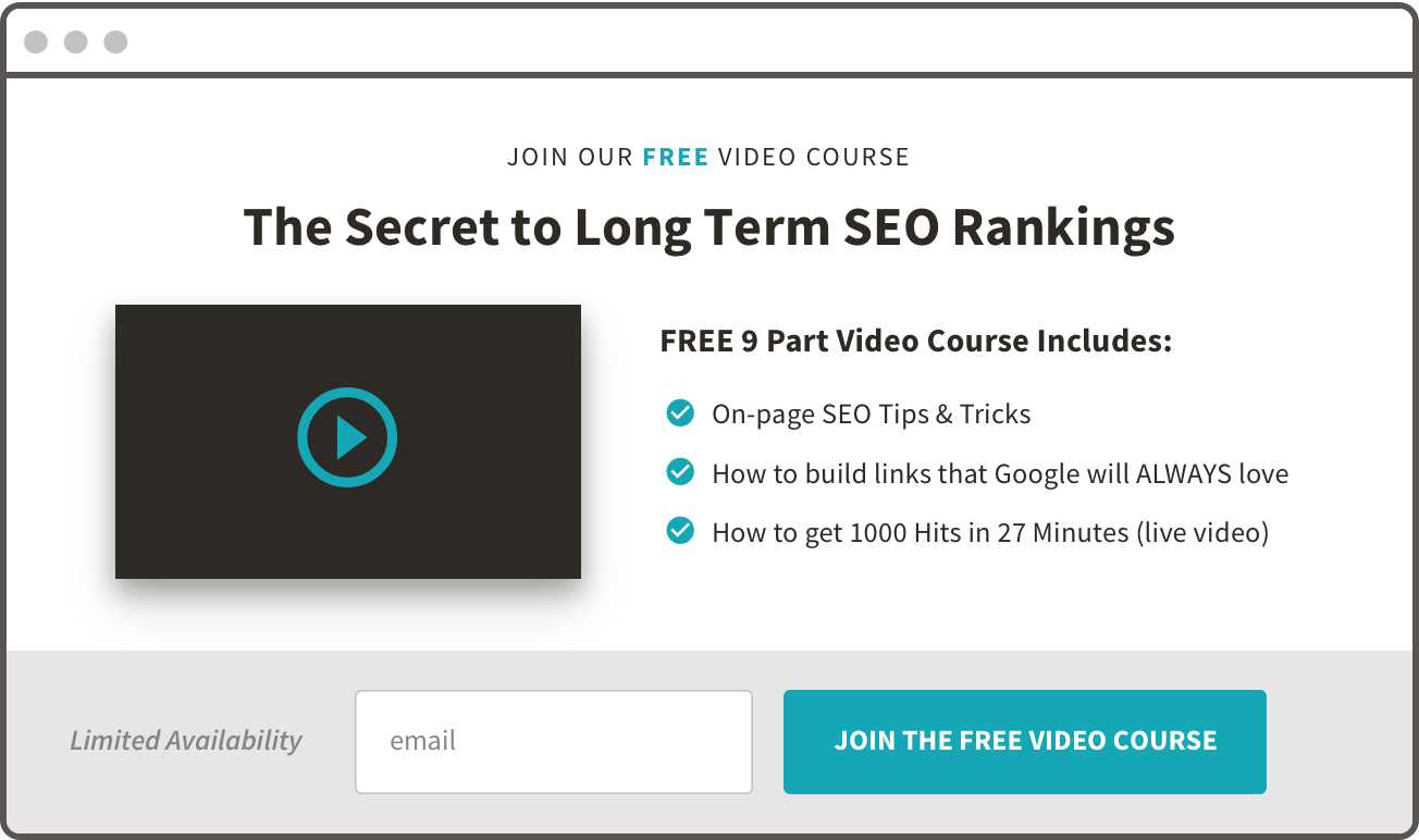 Authority SEO Lead Magnet Example